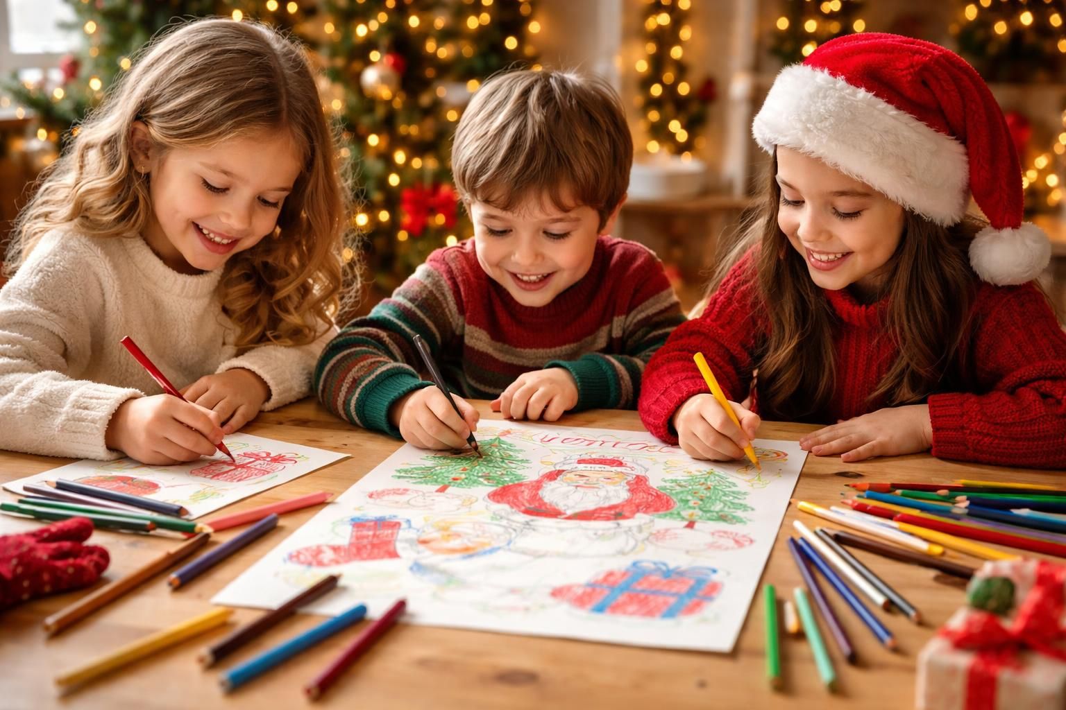 faites rêver vos enfants avec une lettre au père noël à imprimer et colorier, parfaite pour stimuler leur imagination et rendre l'attente des fêtes encore plus magique.