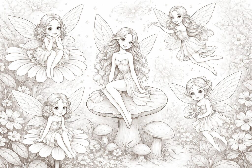 découvrez nos fées à colorier adaptées à tous les âges, offrant des modèles ludiques et créatifs pour les petits comme pour les grands.