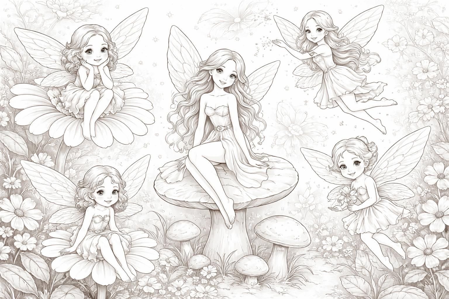 découvrez nos fées à colorier adaptées à tous les âges, offrant des modèles ludiques et créatifs pour les petits comme pour les grands.