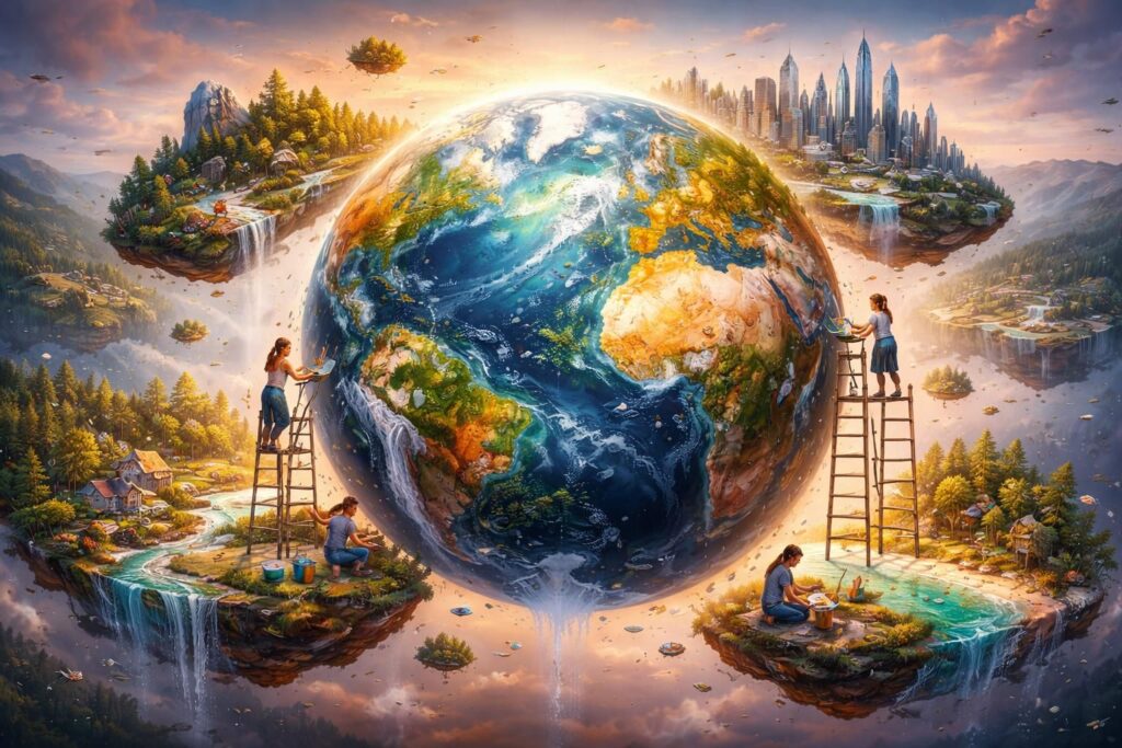 découvrez l'art de créer des scènes captivantes autour d'une planète à colorier, alliant créativité et imagination pour des moments de détente uniques.