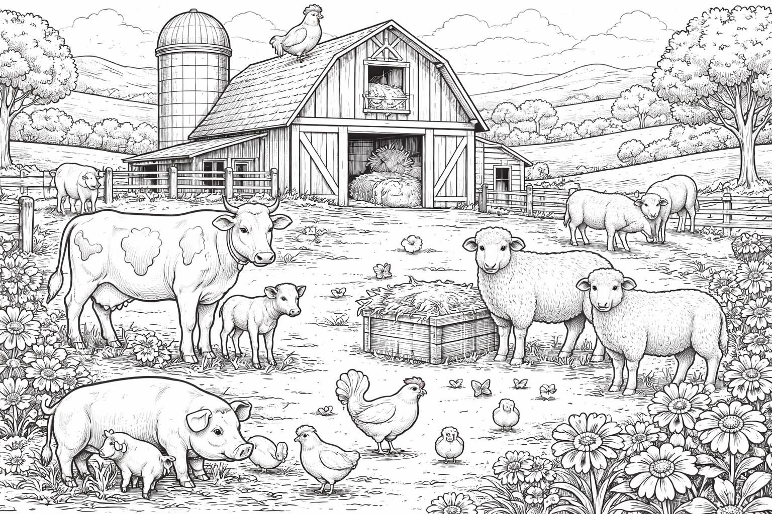 découvrez comment le coloriage de la ferme peut stimuler le développement sensoriel des enfants en éveillant leurs sens et leur créativité à travers une activité ludique et éducative.