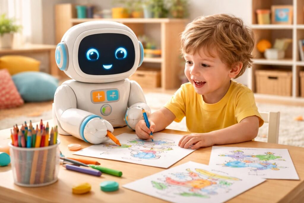 découvrez les avantages surprenants du robot à colorier pour les enfants en bas âge, favorisant leur créativité, leur apprentissage et leur motricité de manière ludique et éducative.
