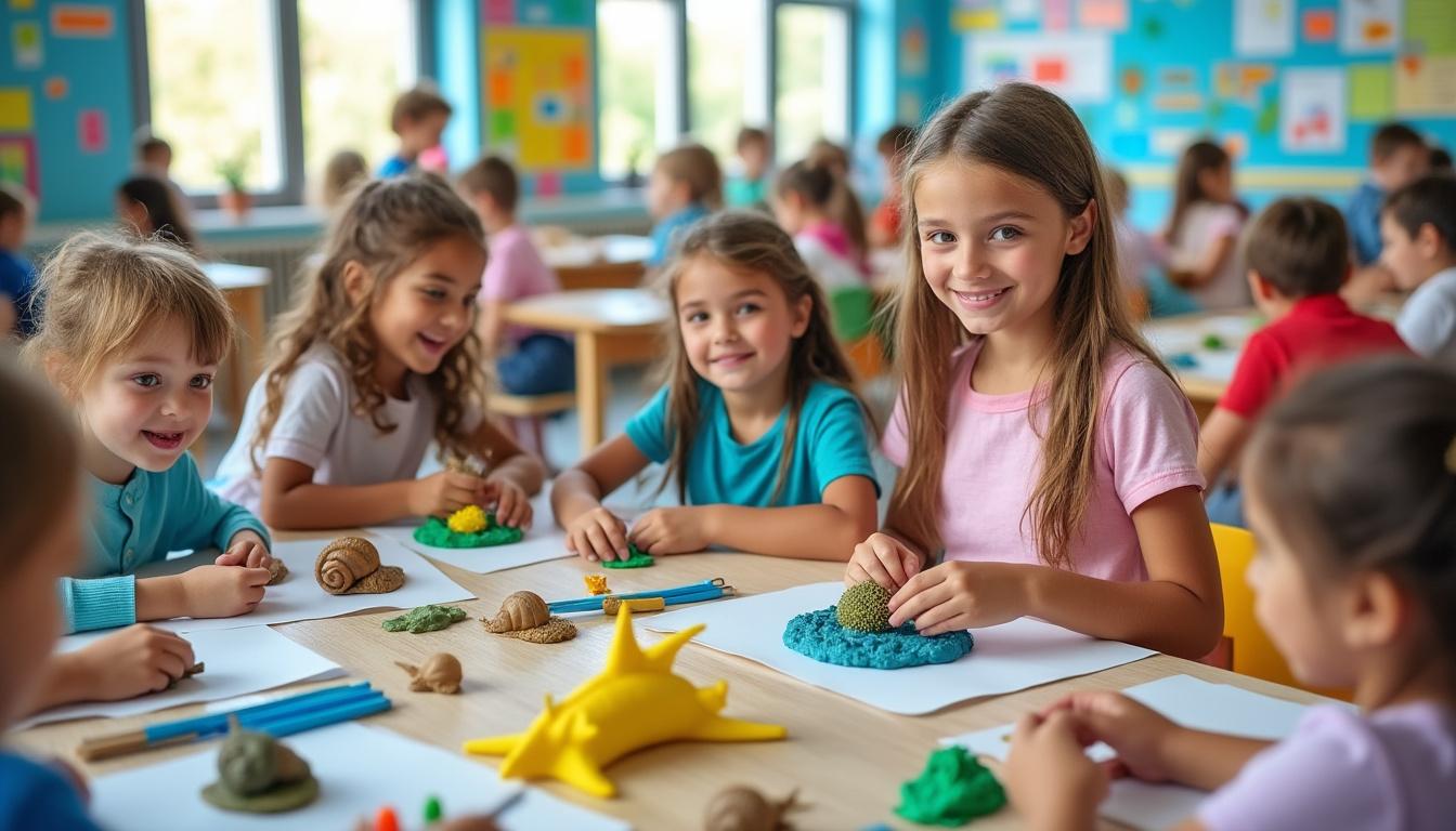 découvrez comment les escargots en pâte à modeler favorisent le développement de la motricité fine chez les enfants. apprenez les bienfaits ludiques et éducatifs de cette activité créative, qui stimule la dextérité tout en amusant les plus petits.