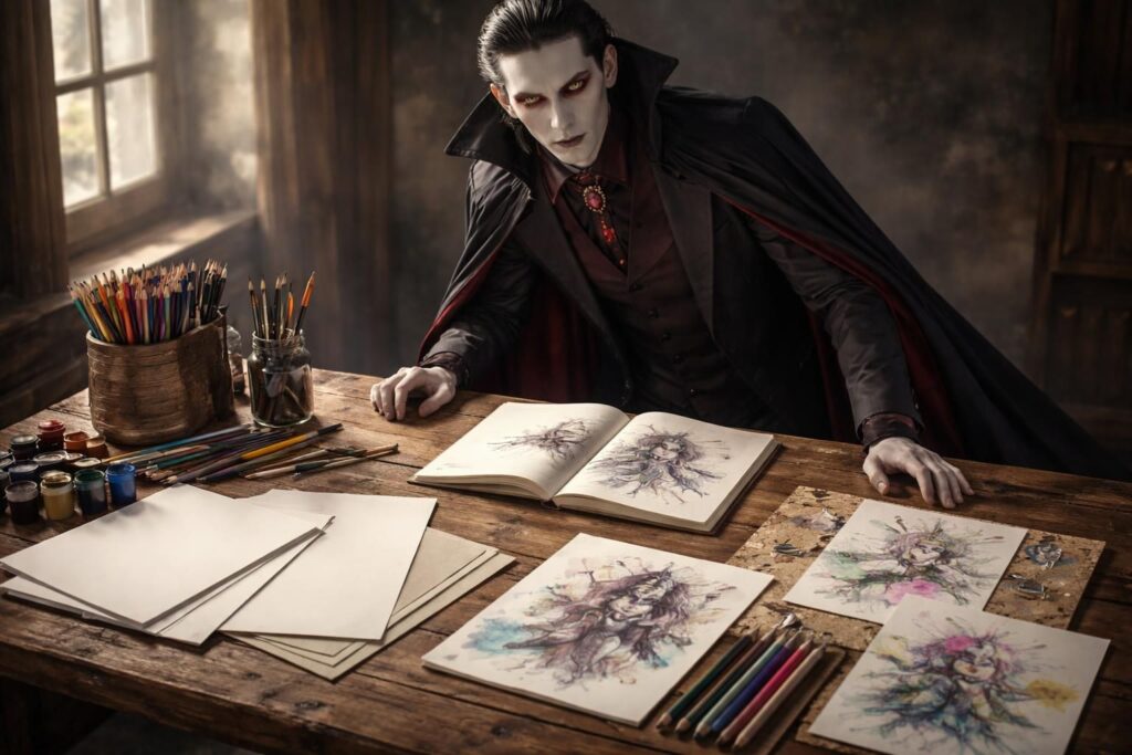 découvrez les meilleurs supports pour le coloriage d'un vampire ainsi que des conseils pratiques pour réussir vos créations avec style et originalité.