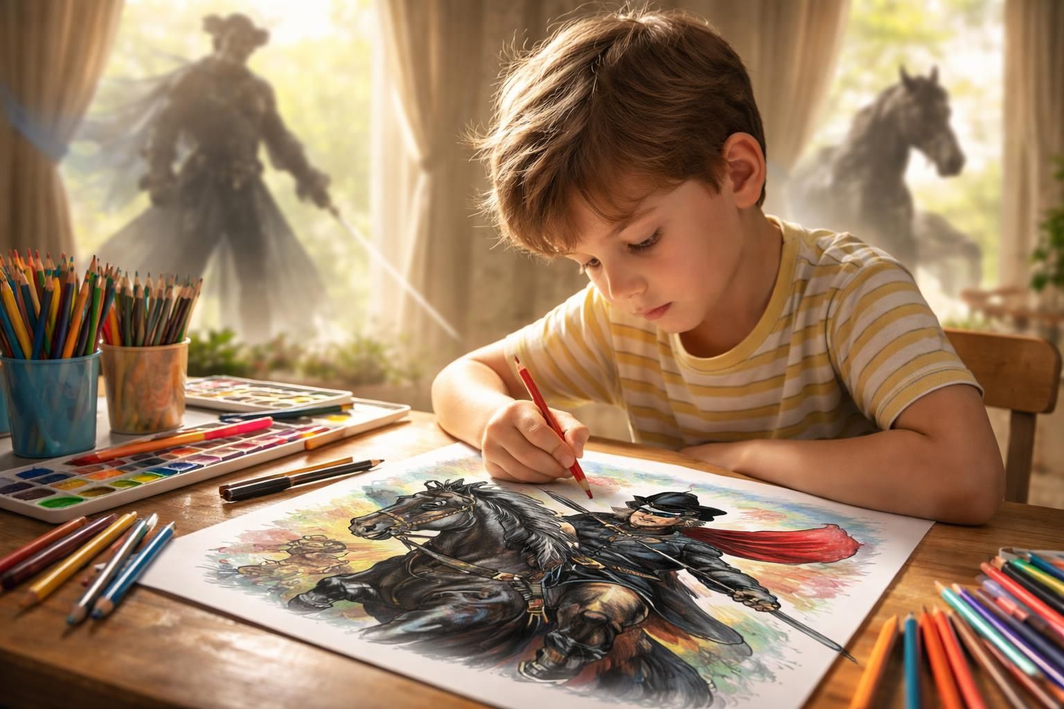 découvrez comment le coloriage d'un zorro peut stimuler l'imagination des enfants en éveillant leur créativité et en développant leur sens de l'aventure.