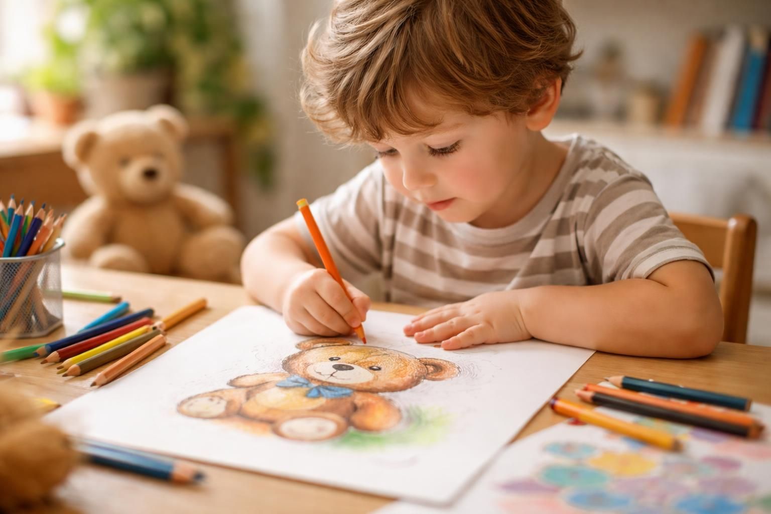 découvrez pourquoi le coloriage d'un ourson captive l'imagination des enfants et stimule leur créativité tout en apportant douceur et plaisir.