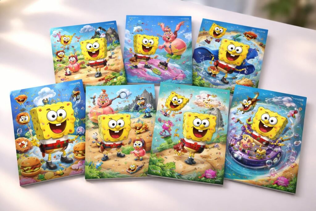 découvrez le top 7 des livrets de coloriage de bob l'éponge, parfaits pour les fans du célèbre personnage animé. amusez-vous en coloriant des scènes amusantes et créatives.