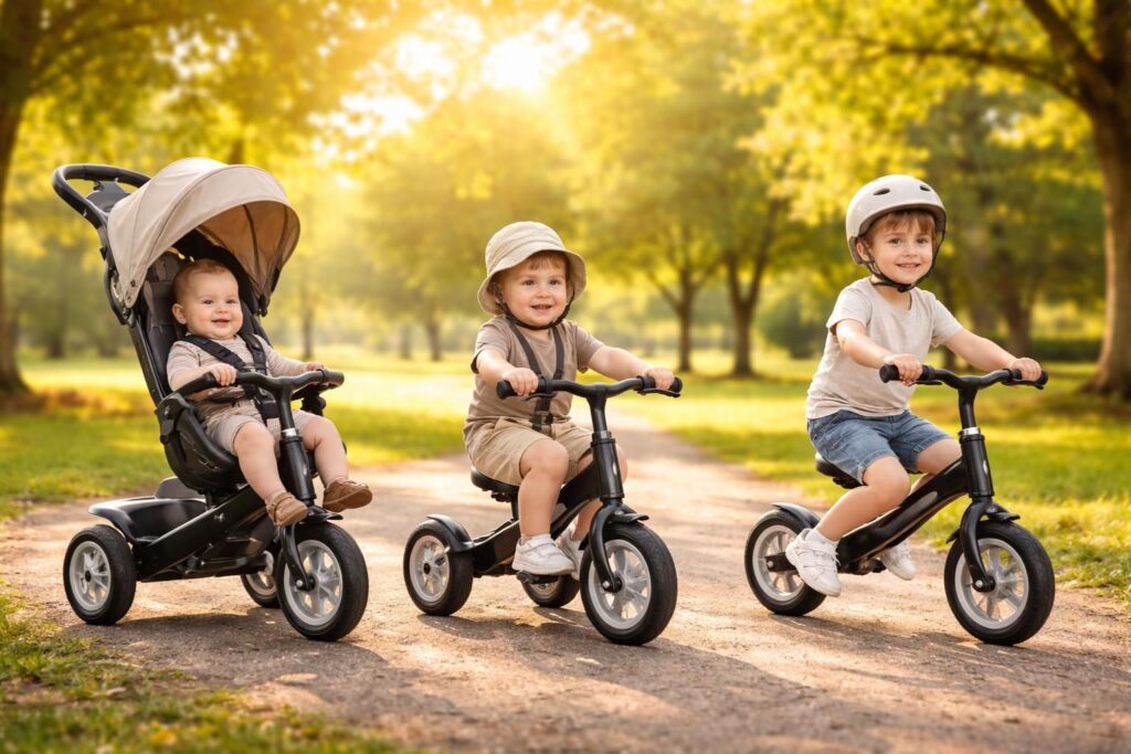 découvrez le tricycle évolutif, un choix intelligent qui accompagne la croissance de votre enfant tout en assurant durabilité et confort. investissez dans un jouet qui grandit avec lui.